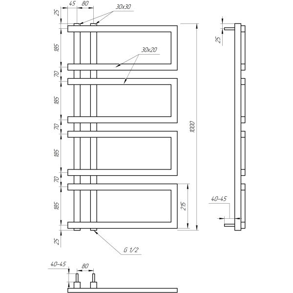 Полотенцесушитель Enzo (4406)5