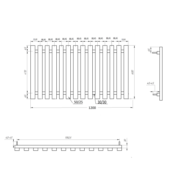 Радіатор Batteria5