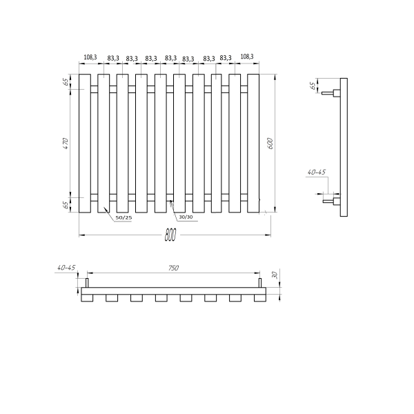 Радіатор Batteria3