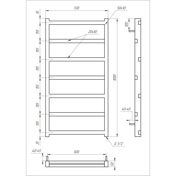 Полотенцесушитель Level4