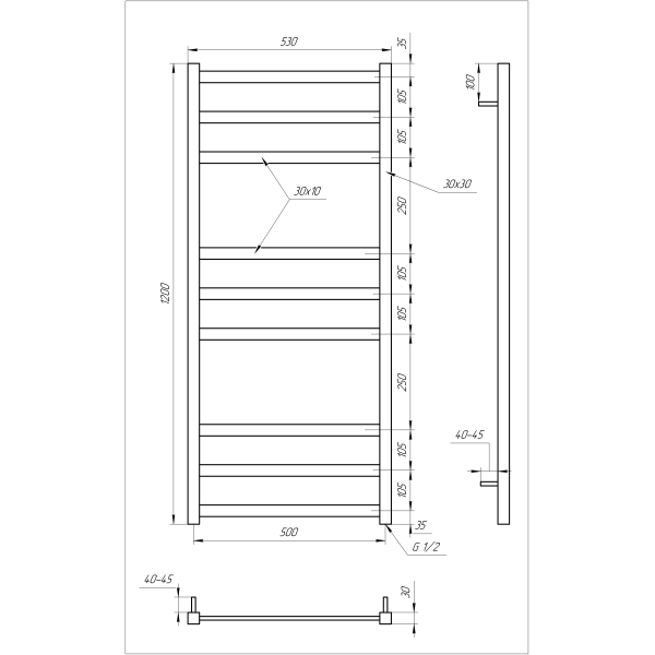 Сушка для рушників Tristar7