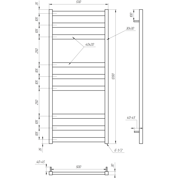 Сушка для рушників Tristar flat5