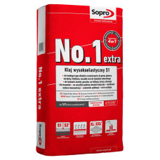 Клей для плитки Sopro №1 400 extra (22,5 кг)1