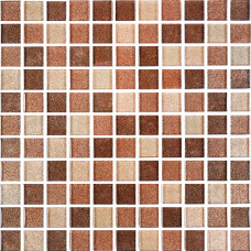 Мозаика GM 8007 C3 Brown Dark-Brown Gold-Brown Brocade 300x300x8 Котто Керамика1