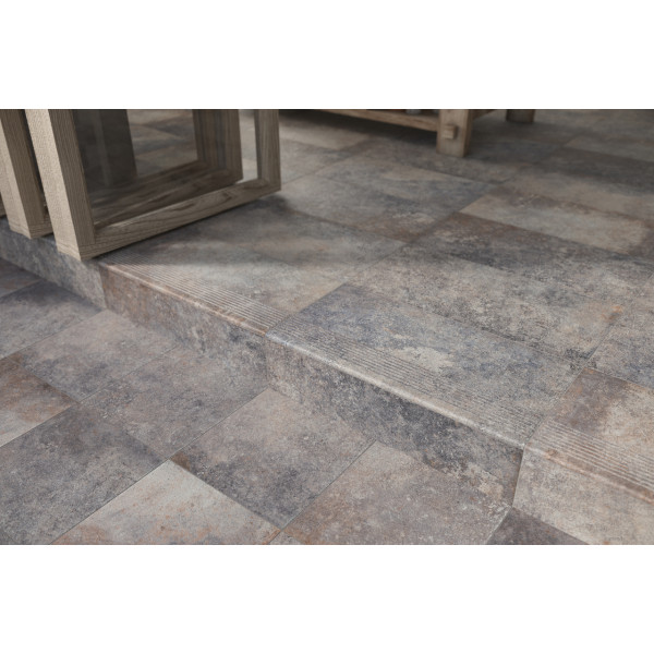 Сходинка з капіносом пряма Viano Beige 30x33 код 1176 Ceramika Paradyz4