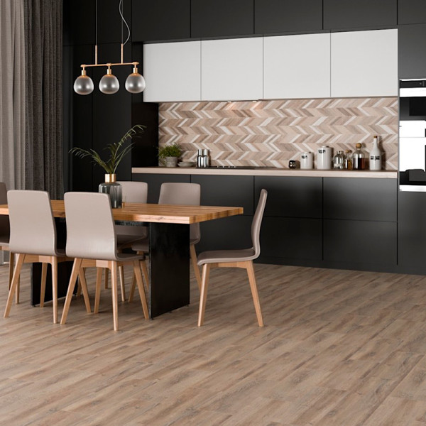Плитка керамогранитная Frenchwood Brown 185x598x7 Cersanit3