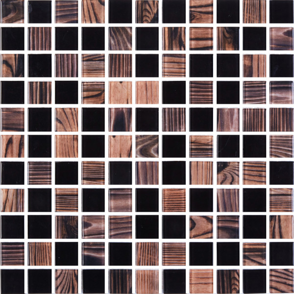 Мозаика GMP 0825051 С2 Print 46-Black 300x300x8 Котто Керамика1