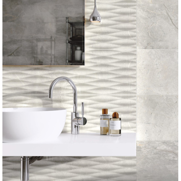 Плитка керамогранитная Masterstone White RECT 597x597x8 Cerrad3