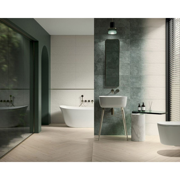 Плитка стінова Nightwish Navy Green Tonal RECT STR 250x750x9 Paradyz4