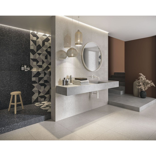 Плитка керамогранітна Macroside Bianco RECT 598x1198x10 Paradyz4