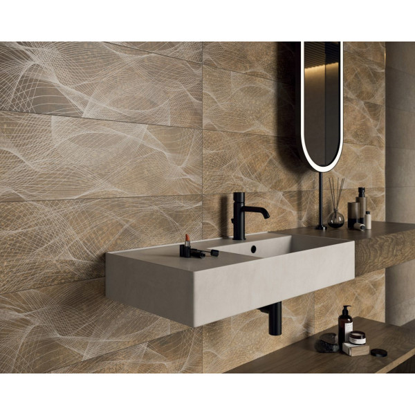 Плитка стінова Freedom Rust Dekor RECT 250x750x9 Paradyz3