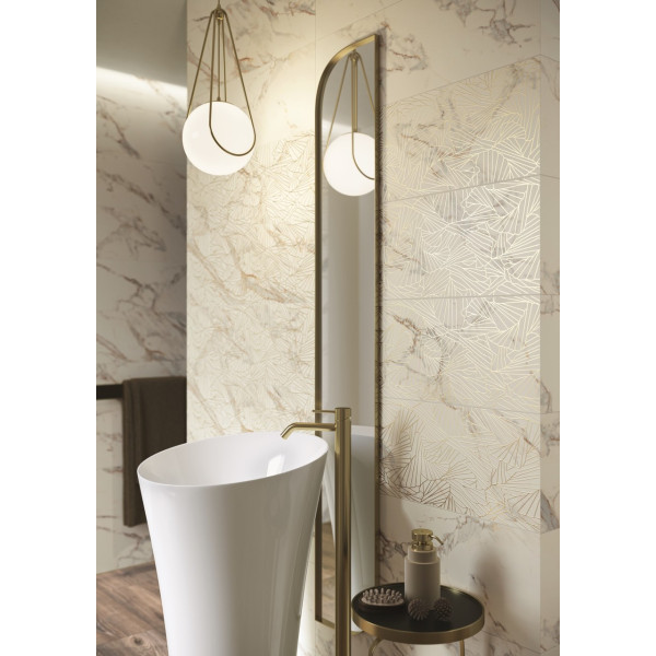 Плитка стінова Serene Bianco RECT 250x750x9 Paradyz3