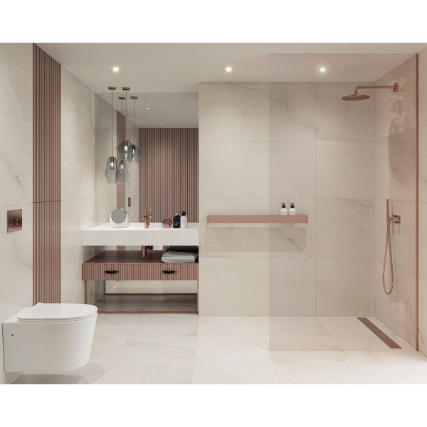 Плитка керамогранітна Elegantstone Beige RECT LAP 598x598x9 Paradyz3
