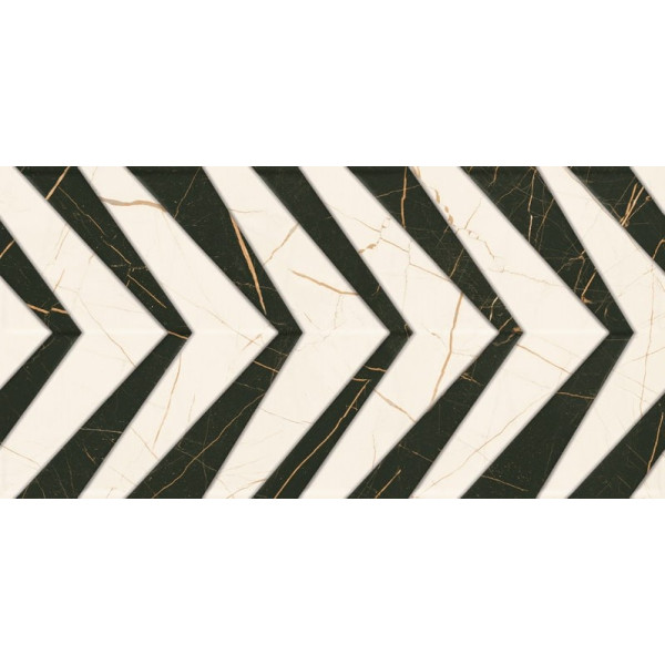 Плитка стінова Fancy White STR 300x600x9 Paradyz1