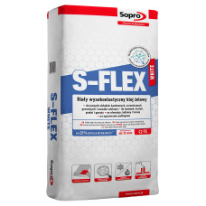 Клей для плитки Sopro S-Flex white 202 (22,5 кг)1