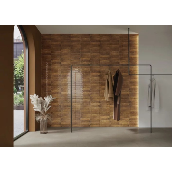 Плитка стінова Monpelli Ochra Mix Cegielka STR Блиск 65x298 Paradyz3