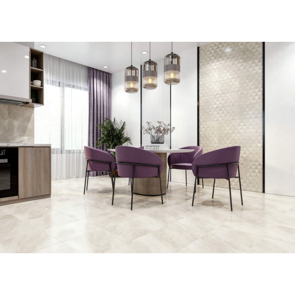 Плитка стеновая SY1151 Stone Story Бежевый Rombo Cатин 250x400 Golden Tile3