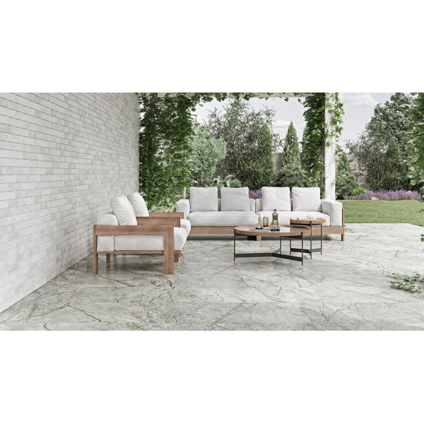 Плитка керамогранитная CM2580 Carisma Серый RECT 600x600x8 Golden Tile3