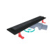 Душовий канал 60 см Starline Base Black VLD-562420 Valtemo1